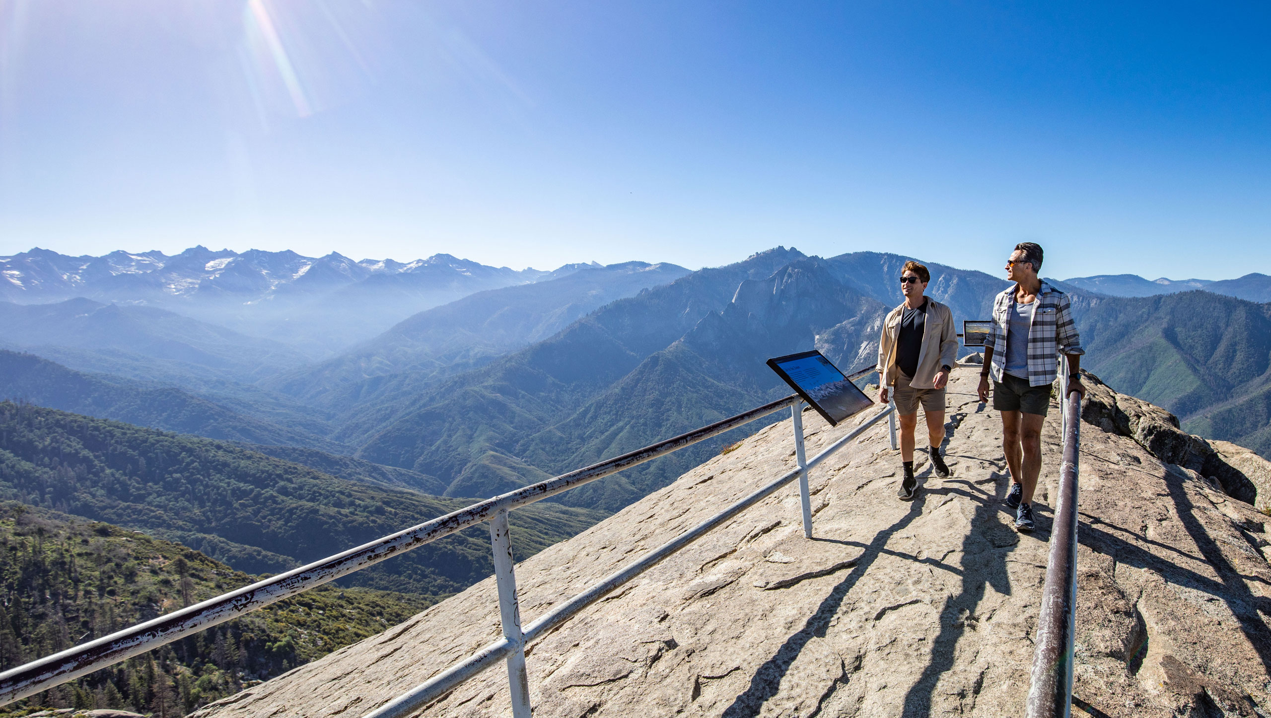 Two Sequoia visitors on the top of Moro Rock